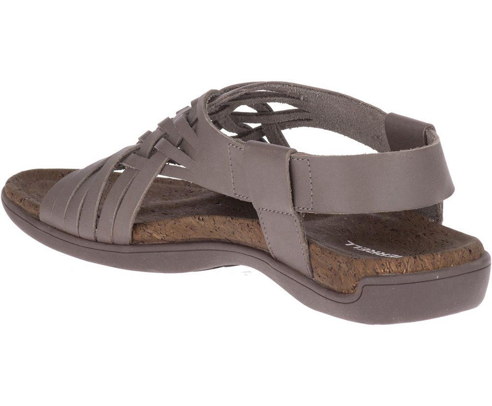 Merrell Sandals Grey - District Mahana Backstrap - Womens 79GDXCZMS